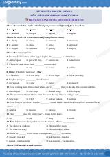 Đề thi giữa kì 2 Tiếng Anh 8 iLearn Smart World - Đề số 4